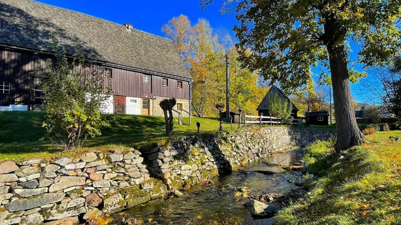 Wildbachidylle Villa Lichtenberg/Erzgebirge Exteriör bild